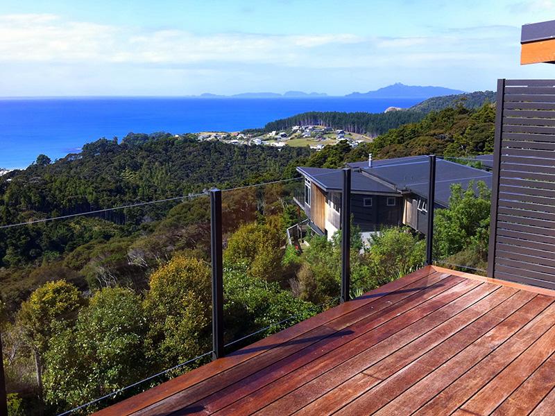 Modern glass balustrade for home and office